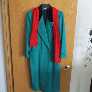 Women's 100% Wool Winter Coat-Small